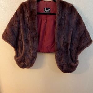 Elegant Vintage Fur Wrap